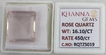 Load image into Gallery viewer, 16.10/CT Healing Rose Quartz Stone with Govt. Lab Certificate-RQTZ5019