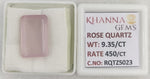 Load image into Gallery viewer, 9.35/CT Healing Rose Quartz Stone with Govt. Lab Certificate-RQTZ5023