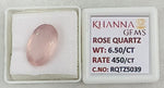 Load image into Gallery viewer, 6.50/CT Healing Rose Quartz Stone with Govt. Lab Certificate-RQTZ5039