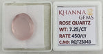 Load image into Gallery viewer, 7.25/CT Healing Rose Quartz Stone with Govt. Lab Certificate-RQTZ5043