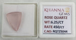 Load image into Gallery viewer, 6.25/CT Healing Rose Quartz Stone with Govt. Lab Certificate-RQTZ5044