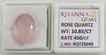 Load image into Gallery viewer, 10.85/CT Healing Rose Quartz Stone with Govt. Lab Certificate-RQTZ5045