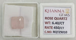 Load image into Gallery viewer, 6.40/CT Healing Rose Quartz Stone with Govt. Lab Certificate-RQTZ5010