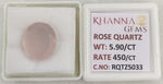 Load image into Gallery viewer, 5.90/CT Healing Rose Quartz Stone with Govt. Lab Certificate-RQTZ5033