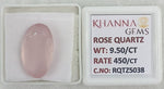 Load image into Gallery viewer, 9.50/CT Healing Rose Quartz Stone with Govt. Lab Certificate-RQTZ5038