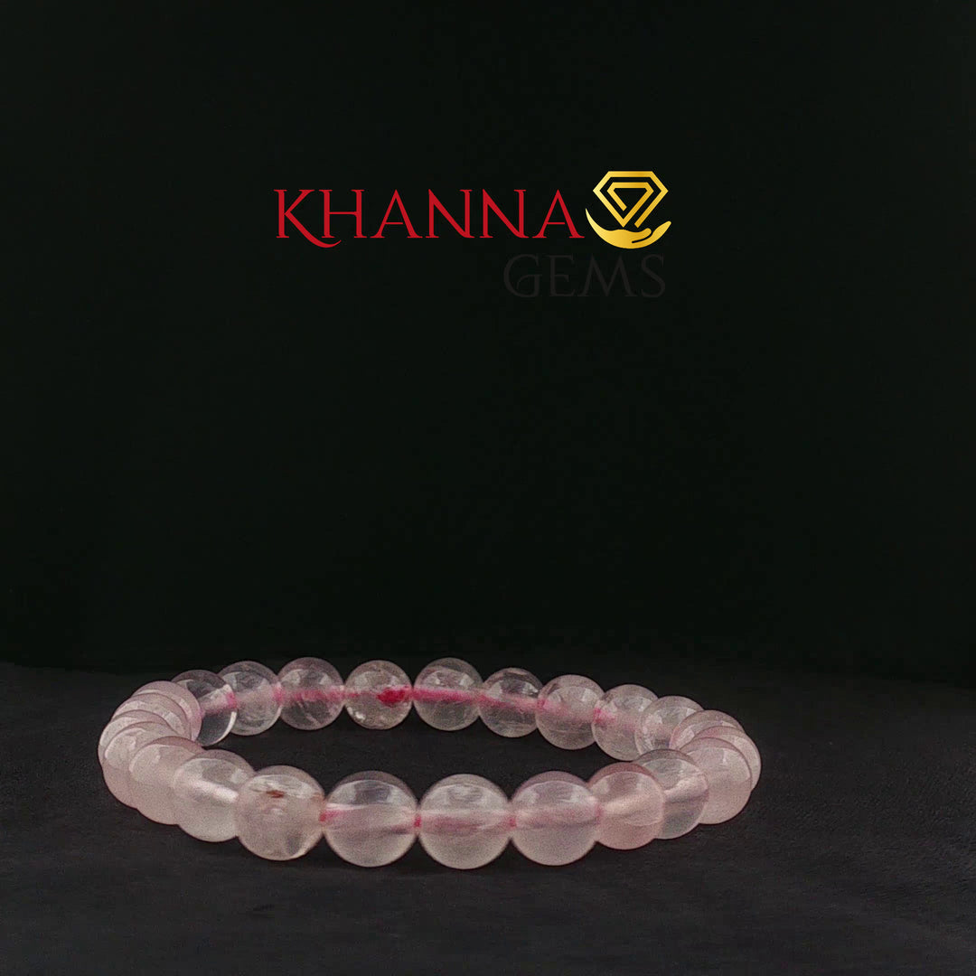 Natural Rose Quartz Bracelet