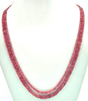100.00/CT NATURAL RUBELLITE PINK TOURMALINE BEADS