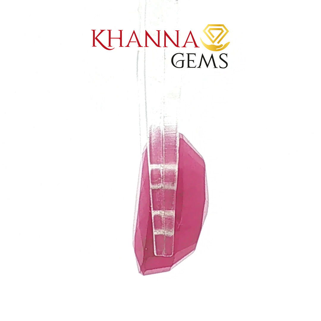 6.46/CT Natural Ruby Stone with Govt. Lab Certificate-104813