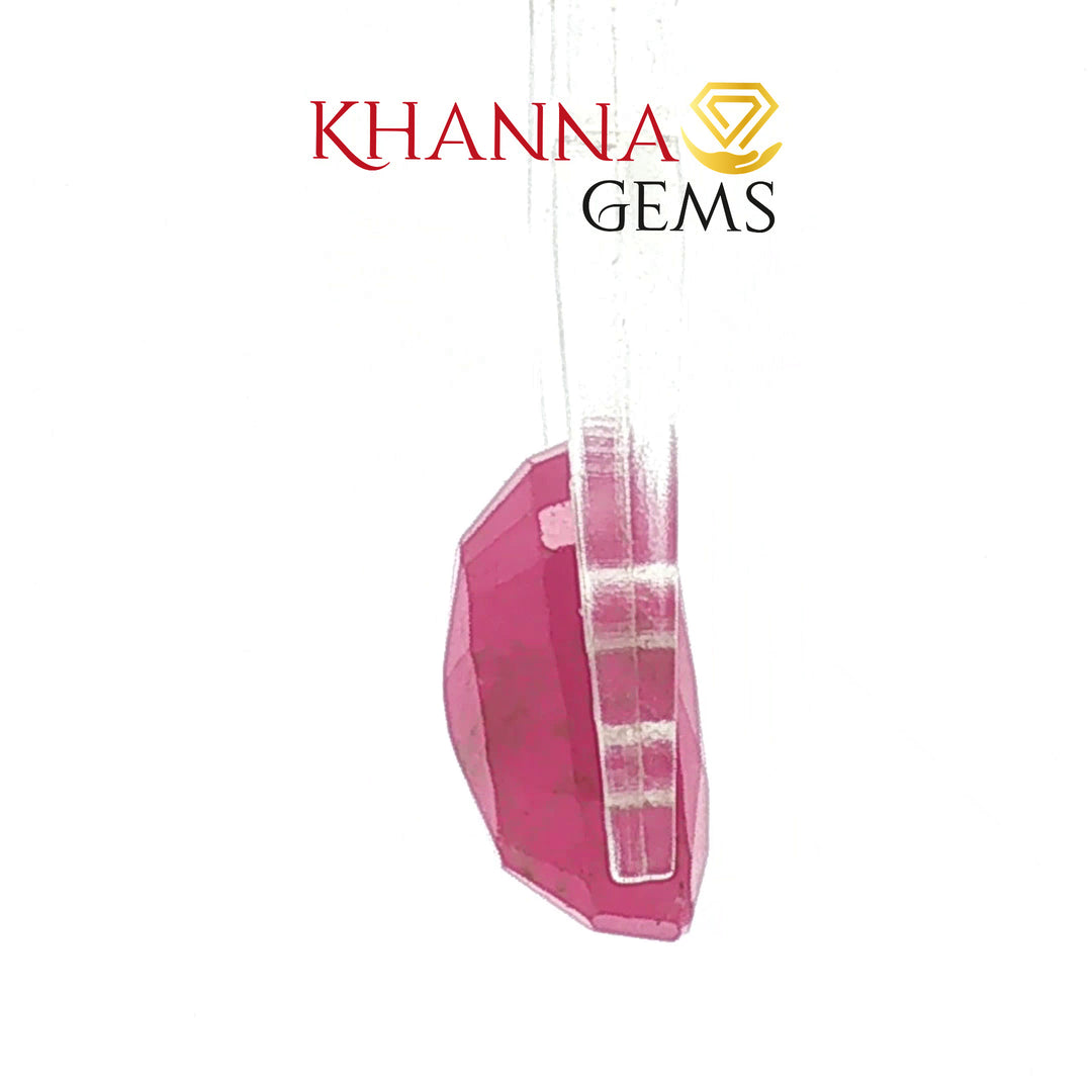 6.46/CT Natural Ruby Stone with Govt. Lab Certificate-104813