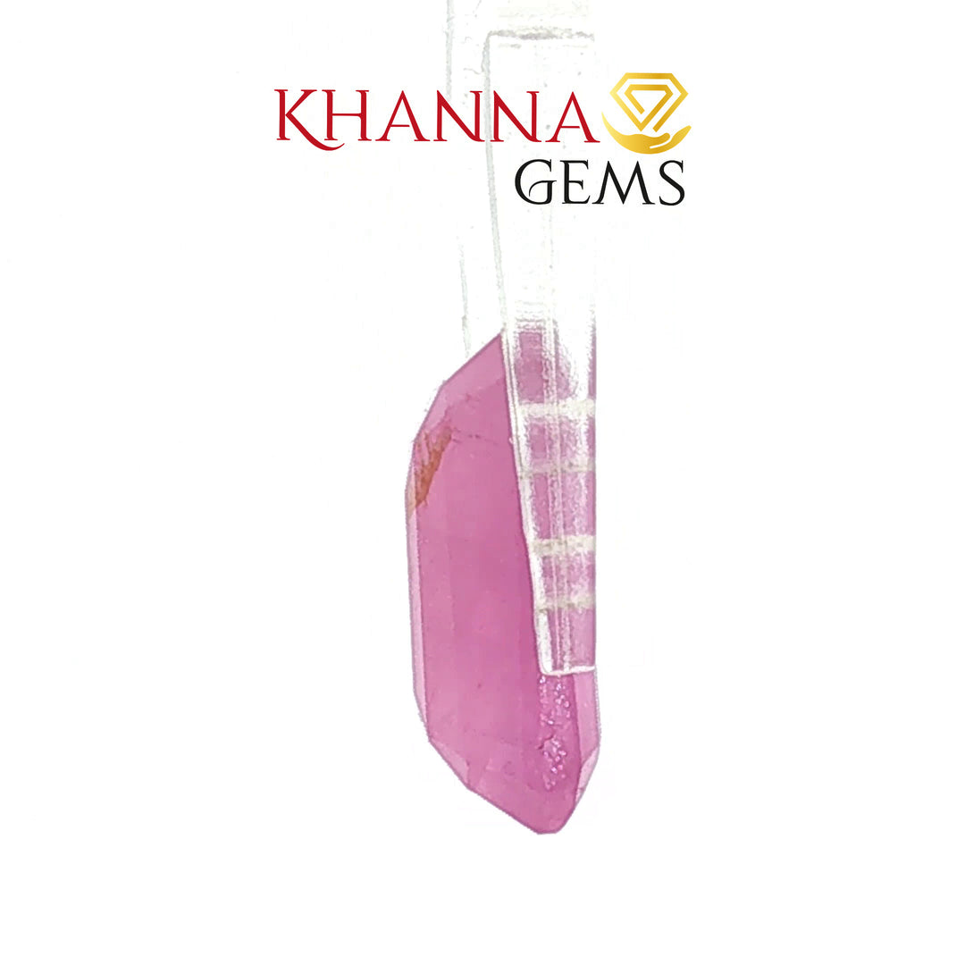 6.24/CT Natural Ruby Stone with Govt. Lab Certificate-109824