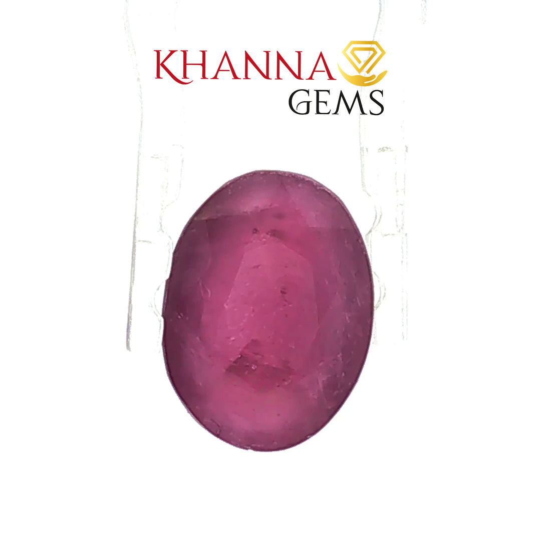 6.33/CT Natural Ruby Stone with Govt Lab Certificate-120143
