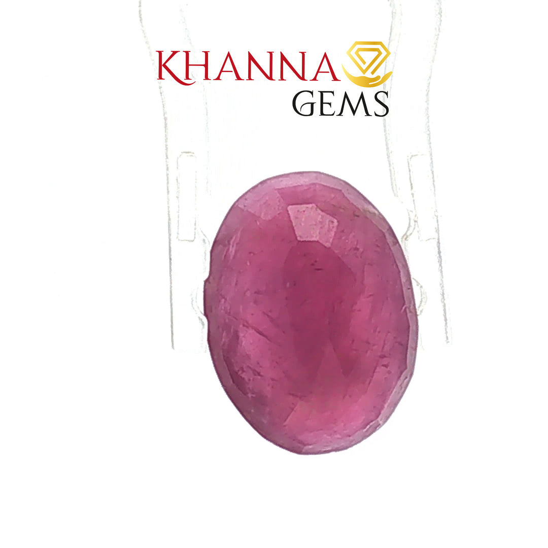 6.33/CT Natural Ruby Stone with Govt Lab Certificate-120143