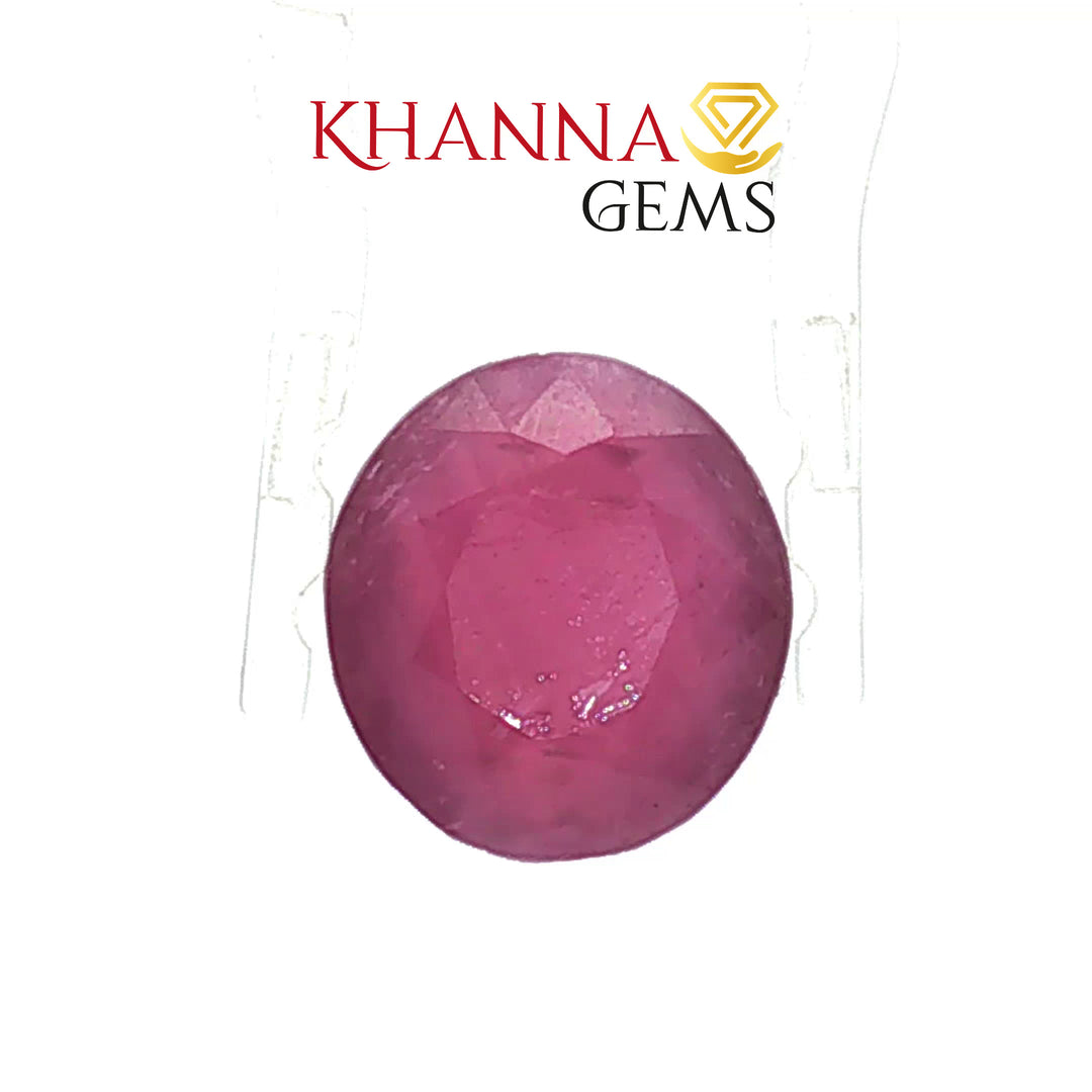 6.30/CT Natural Ruby Stone with Govt Lab Certificate-120265