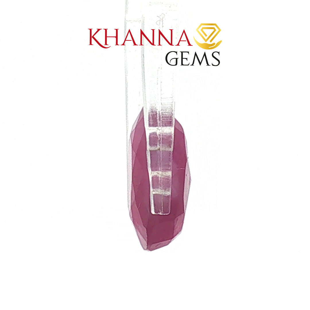 6.78/CT Natural Ruby Stone with Govt Lab Certificate-120267