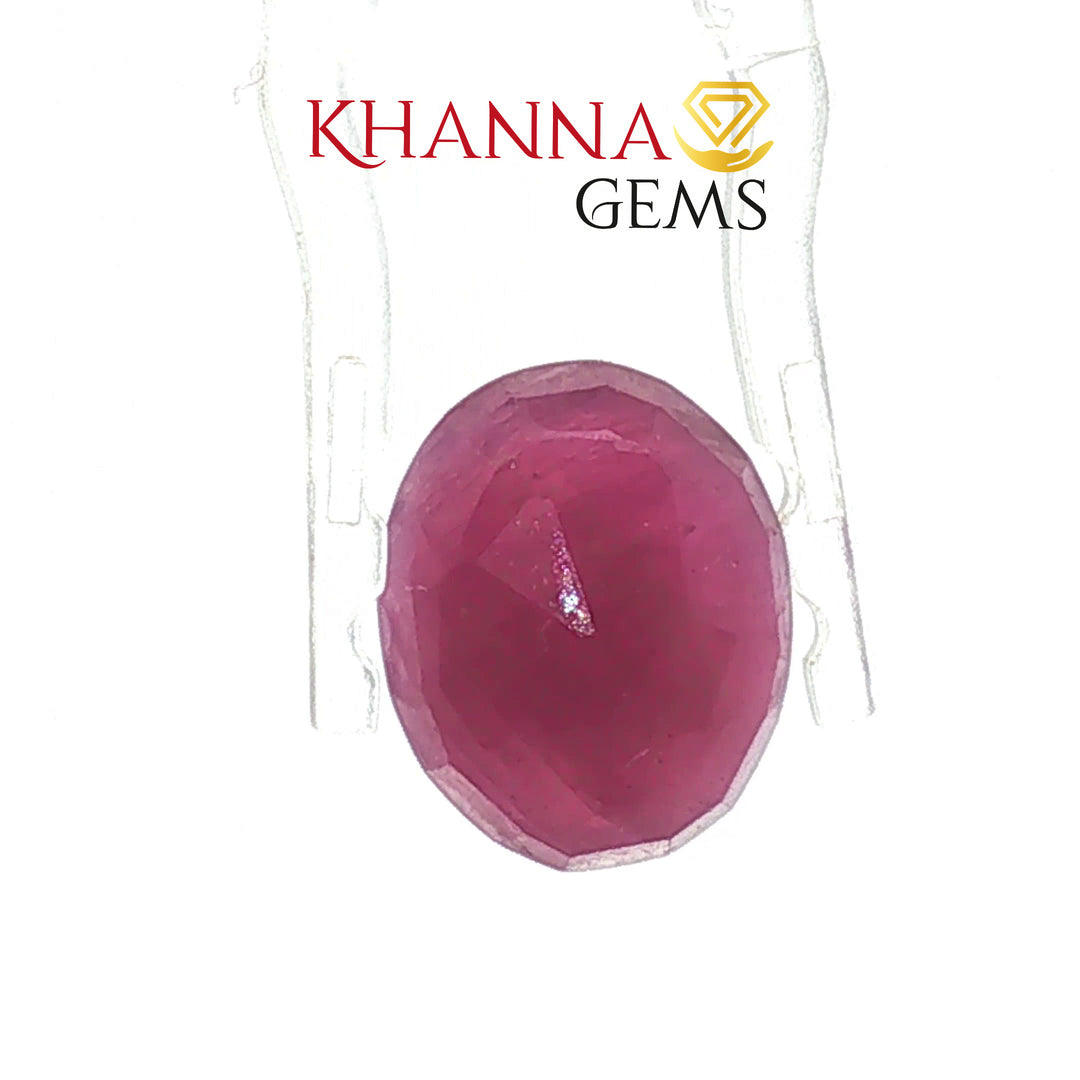 6.78/CT Natural Ruby Stone with Govt Lab Certificate-120267