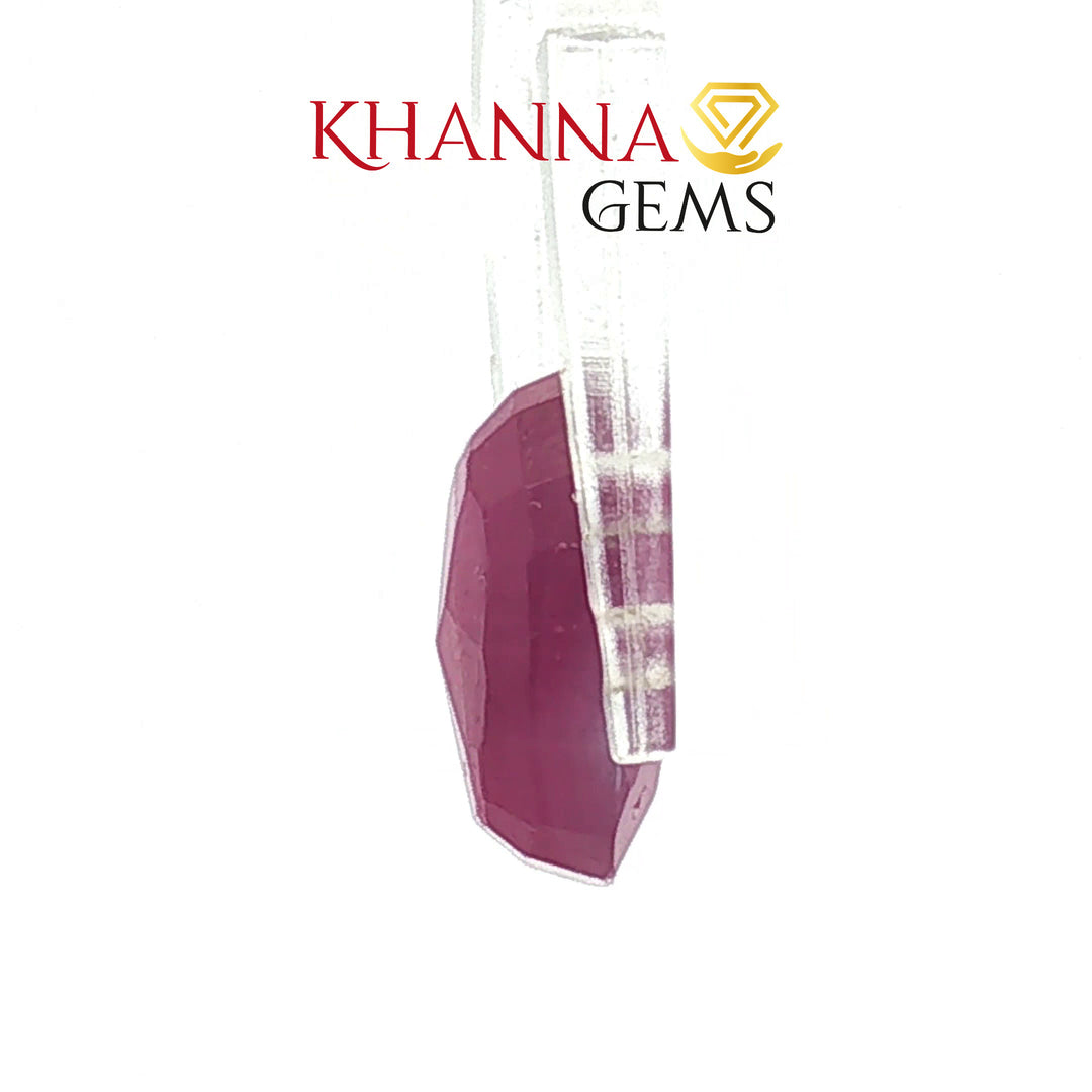 6.78/CT Natural Ruby Stone with Govt Lab Certificate-120267