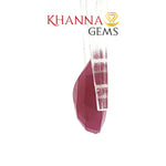 Load image into Gallery viewer, 4.61/CT Natural Ruby Stone with Govt Lab Certificate-120460