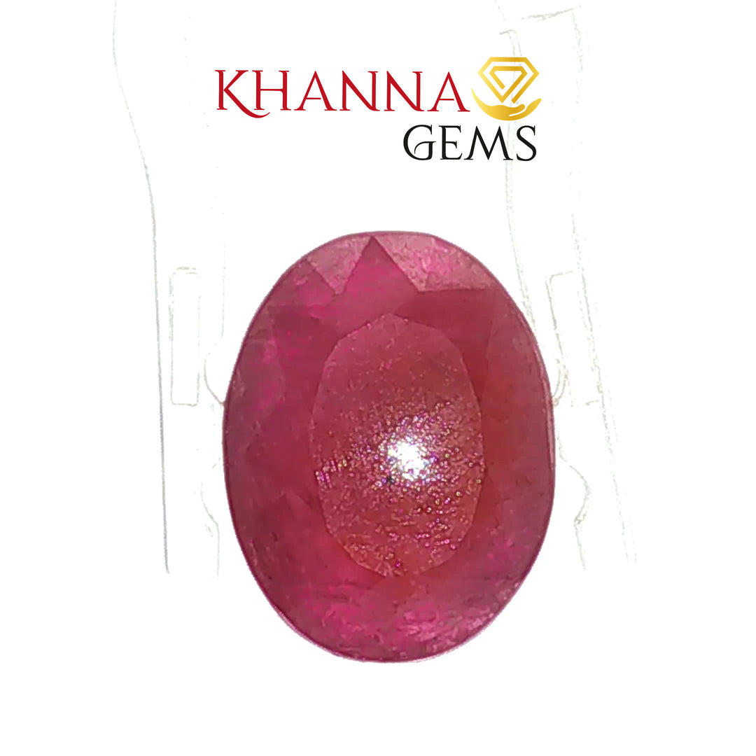 6.50/CT Natural Ruby Stone with Govt Lab Certificate-120461
