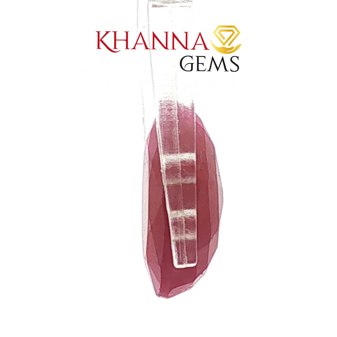 6.50/CT Natural Ruby Stone with Govt Lab Certificate-120461