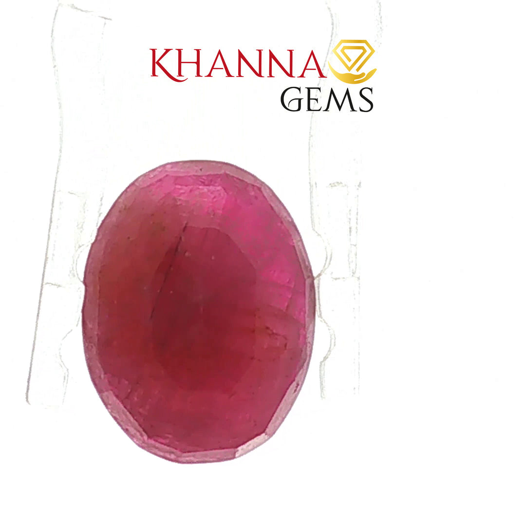 6.50/CT Natural Ruby Stone with Govt Lab Certificate-120461