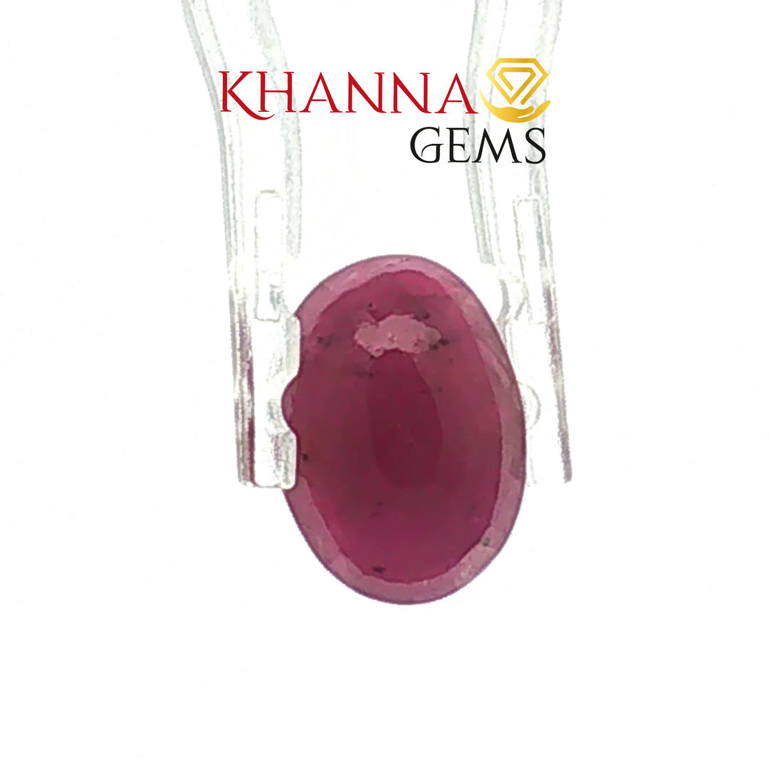 4.97/CT Natural Ruby Stone with Govt. Lab Certificate-125196