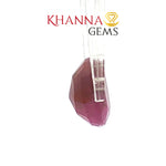 Load image into Gallery viewer, 4.93/CT Natural Ruby Stone with Govt. Lab Certificate-125454