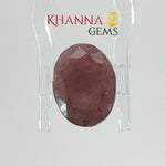 Load image into Gallery viewer, 4.93/CT Natural Ruby Stone with Govt. Lab Certificate-12927D53228