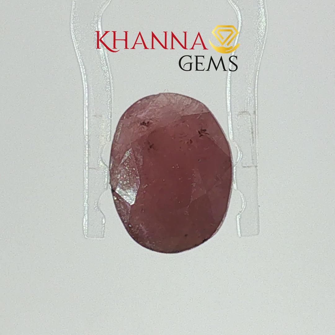 4.95/CT Natural Ruby Stone with Govt. Lab Certificate-12927D53230