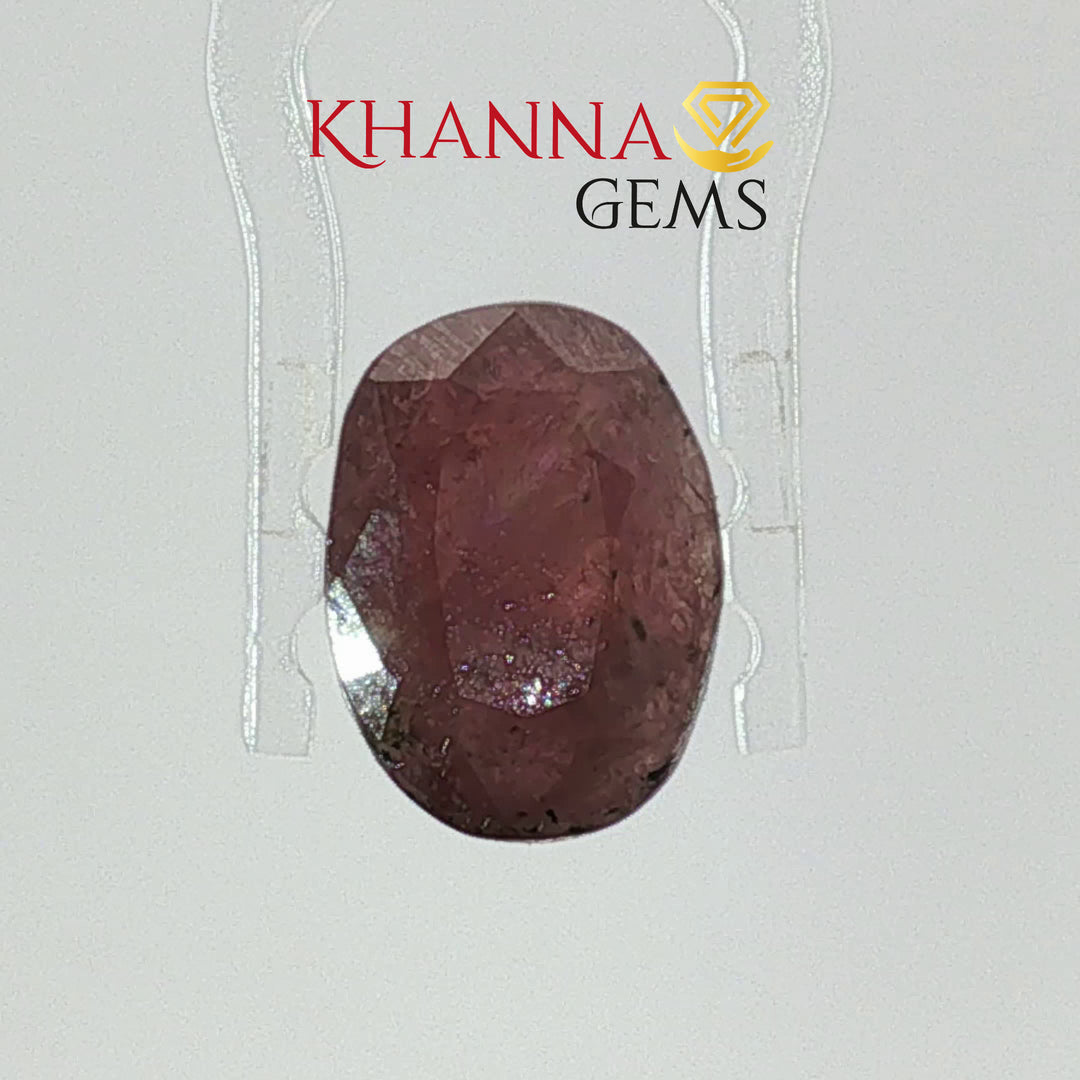 5.71/CT Natural Ruby Stone with Govt. Lab Certificate-12927D53233