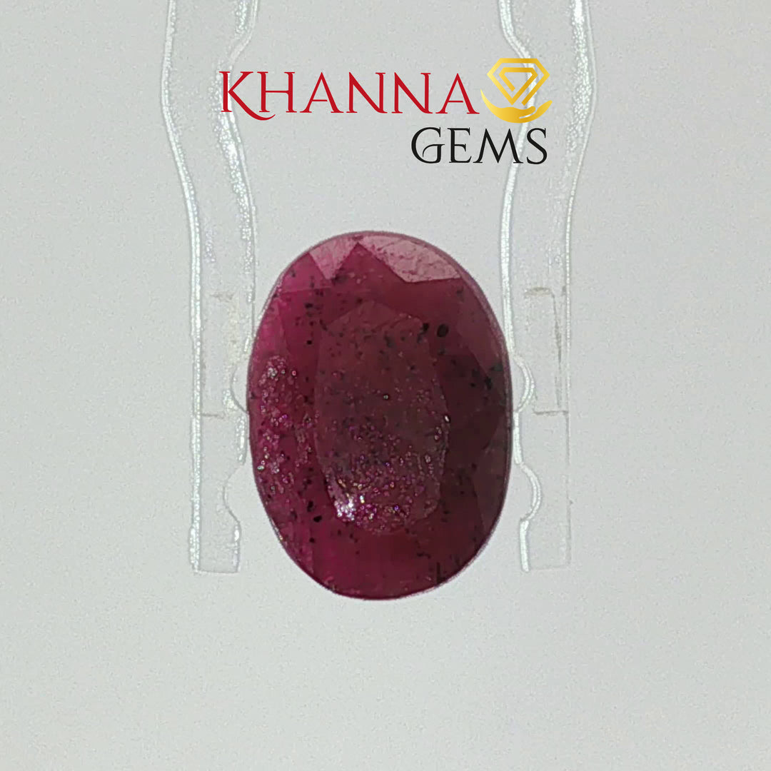 4.83/CT Natural Ruby Stone with Govt. Lab Certificate-12927D53234