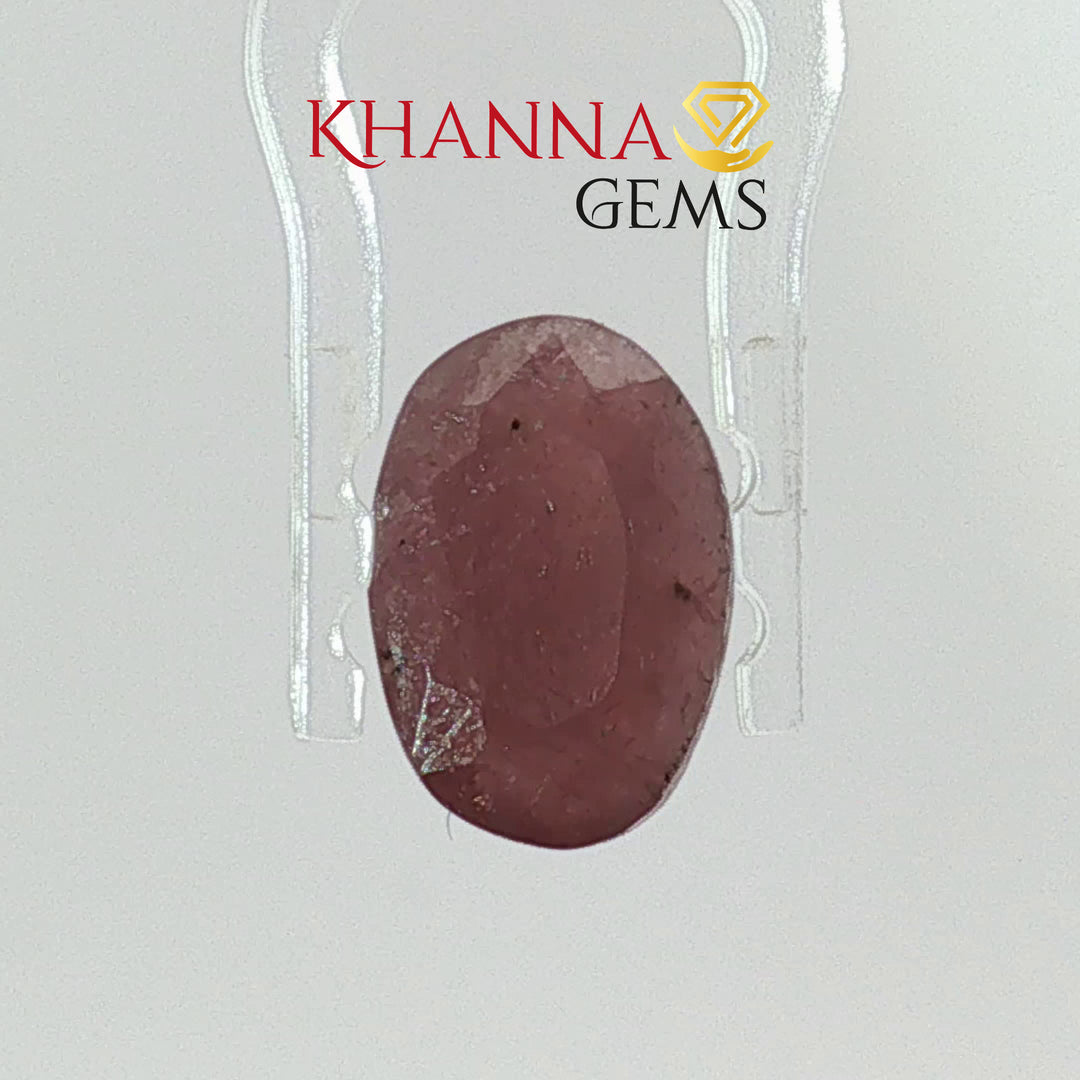 4.72/CT Natural Ruby Stone with Govt. Lab Certificate-12927D53240