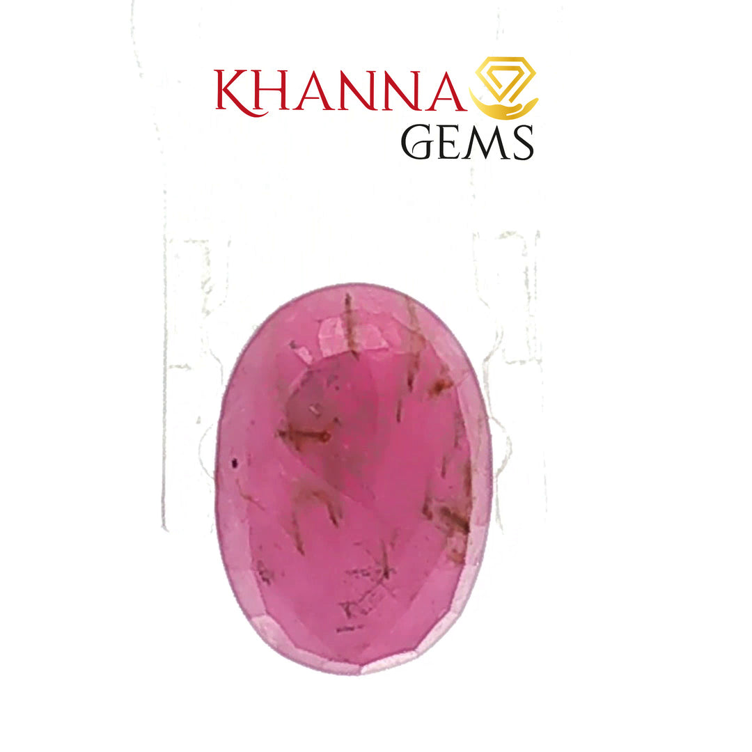 5.80/CT Natural Neo Burma Ruby with Govt. Lab Certificate-(5661)