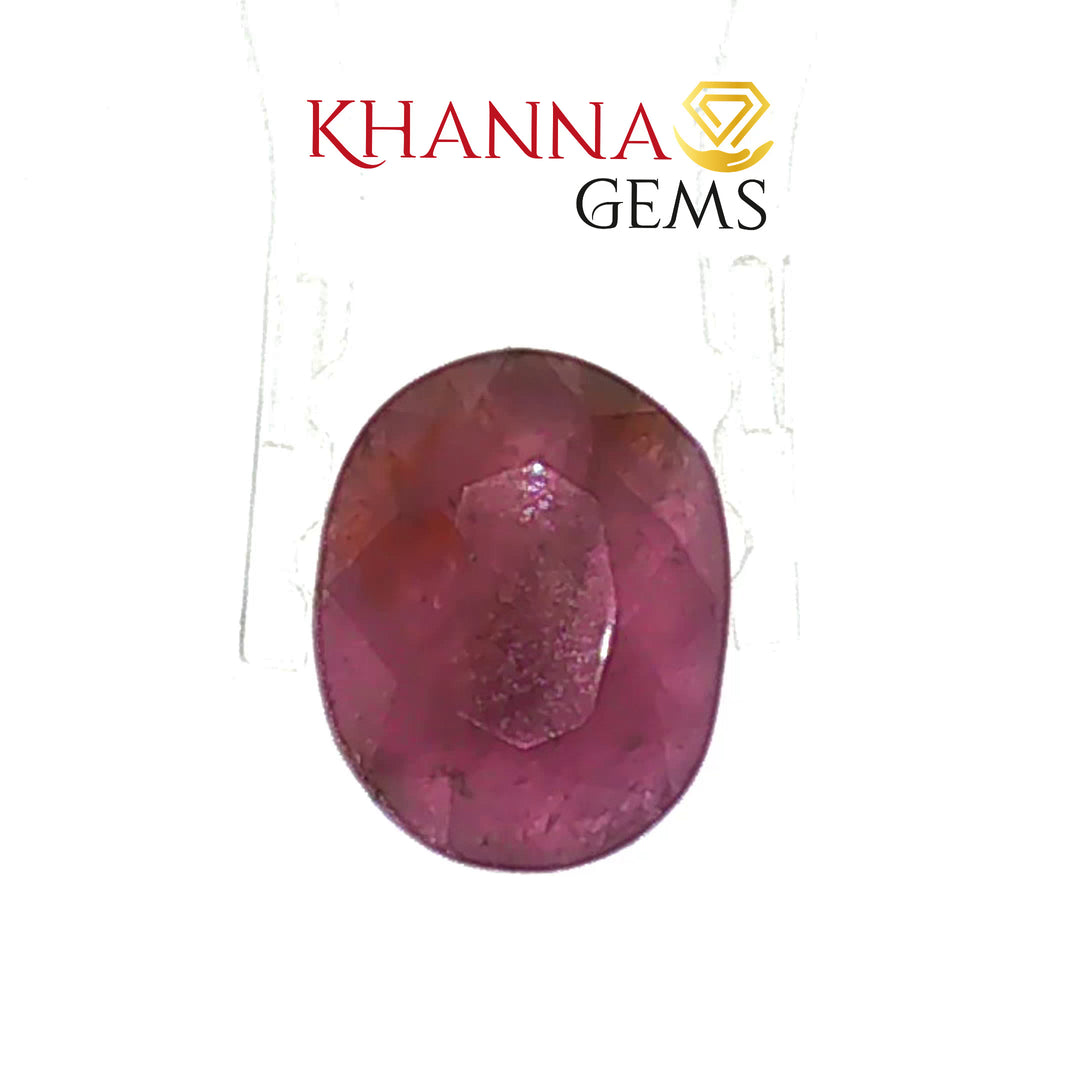 5.84/CT Natural Ruby Stone with Govt. Lab Certificate-136226