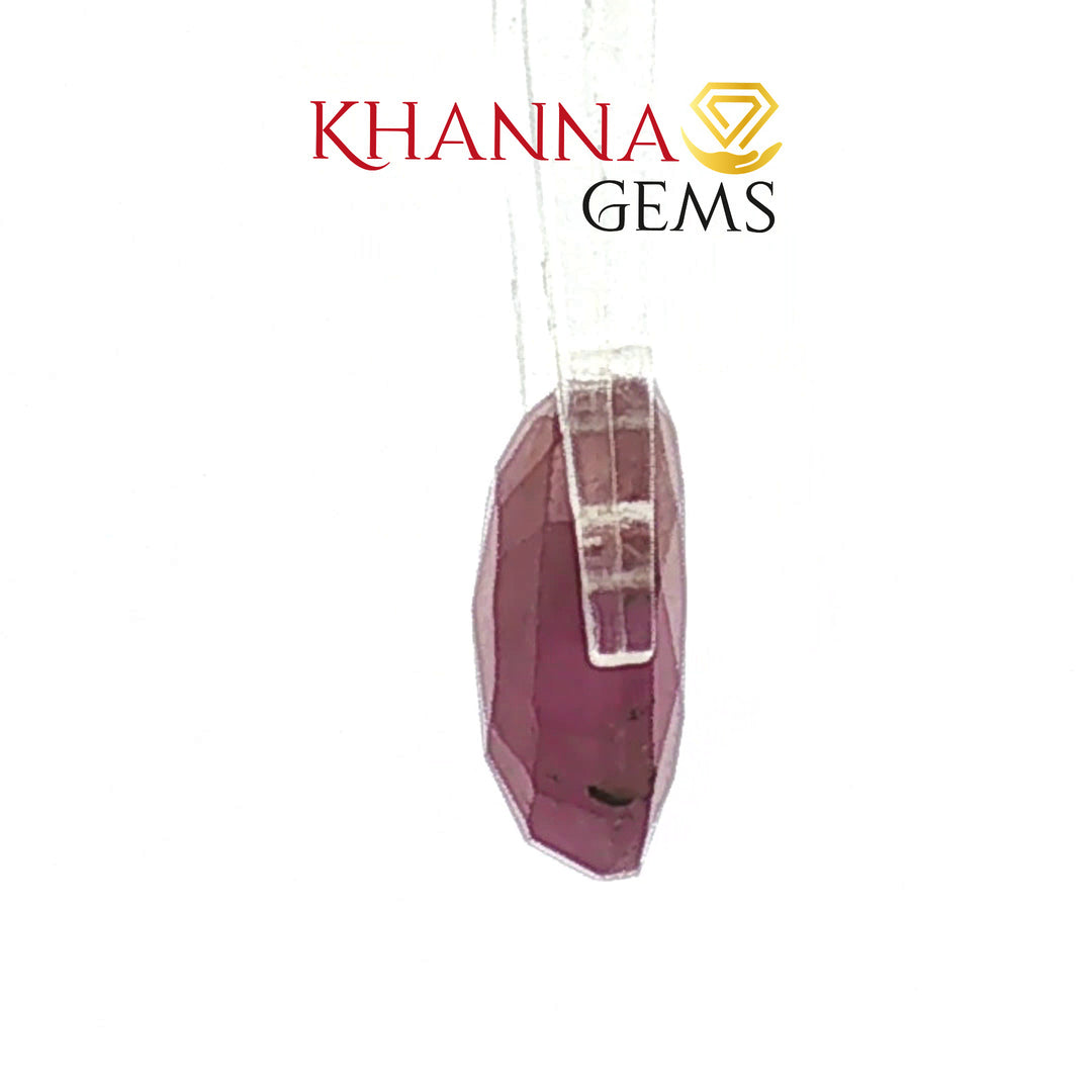 5.84/CT Natural Ruby Stone with Govt. Lab Certificate-136226