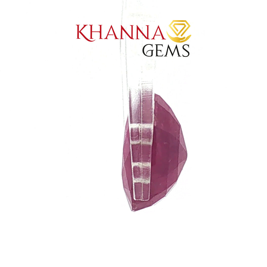 6.47/CT Natural Ruby Stone with Govt. Lab Certificate-137182