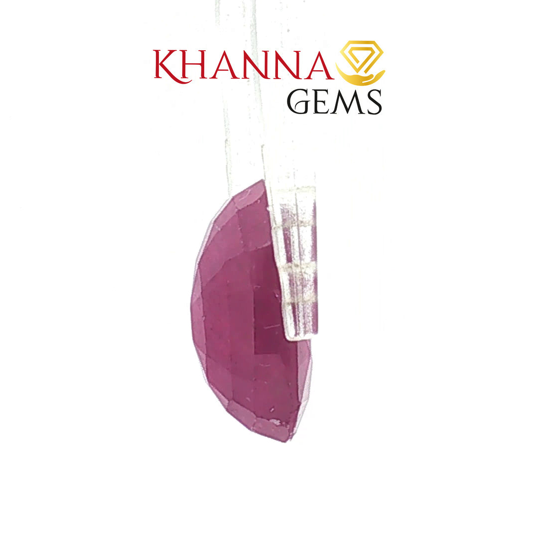 6.74/CT Natural Ruby Stone with Govt. Lab Certificate-137186
