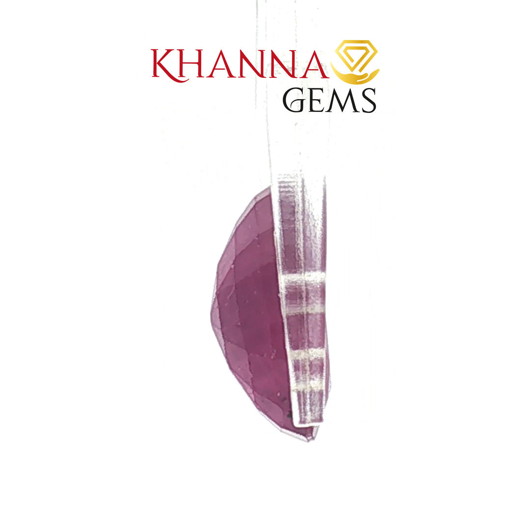 6.61/CT Natural Ruby Stone with Govt. Lab Certificate-137201