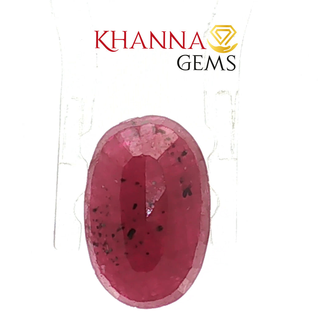 3.74/CT Natural Ruby Stone with Govt. Lab Certificate-137205