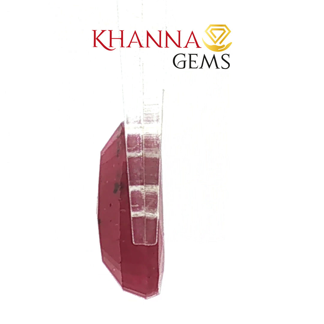 3.74/CT Natural Ruby Stone with Govt. Lab Certificate-137205