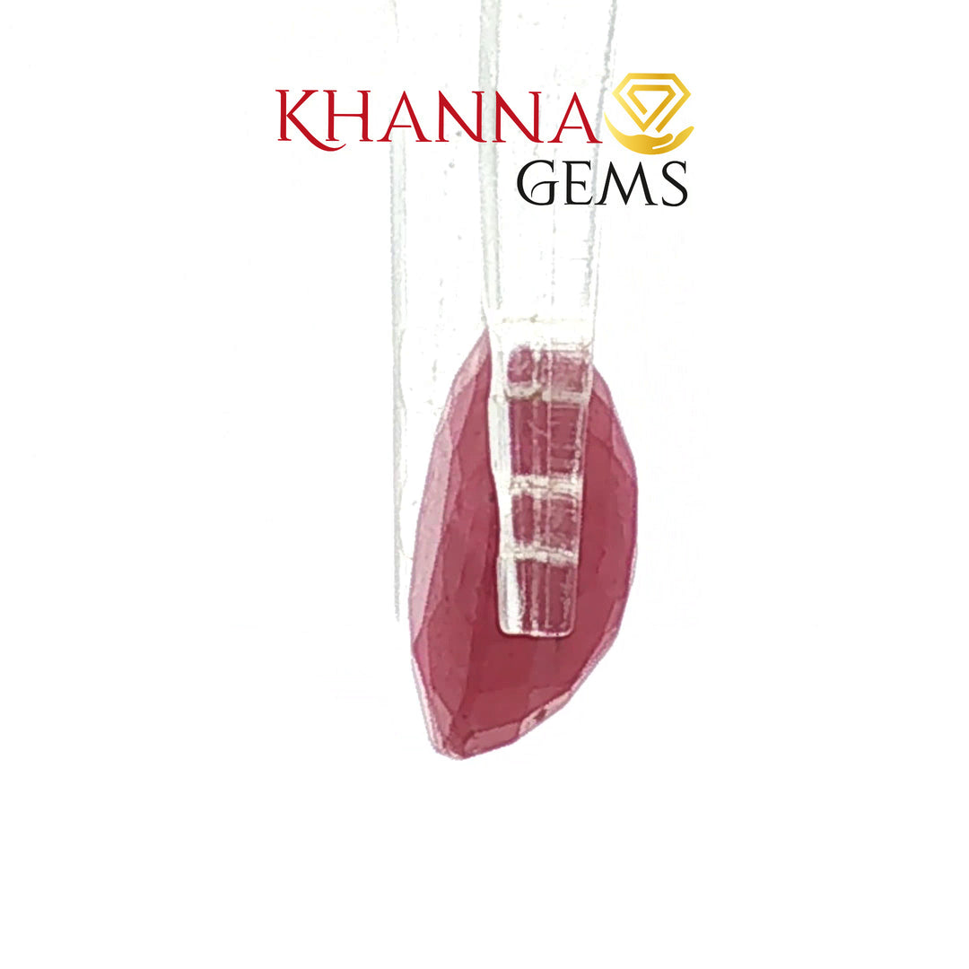 3.66/CT Natural Ruby Stone with Govt. Lab Certificate-139404