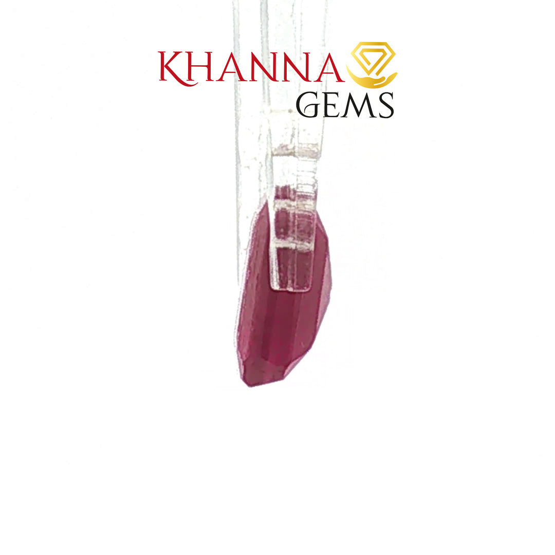 2.08/CT Natural Ruby Stone with Govt. Lab Certificate-139721