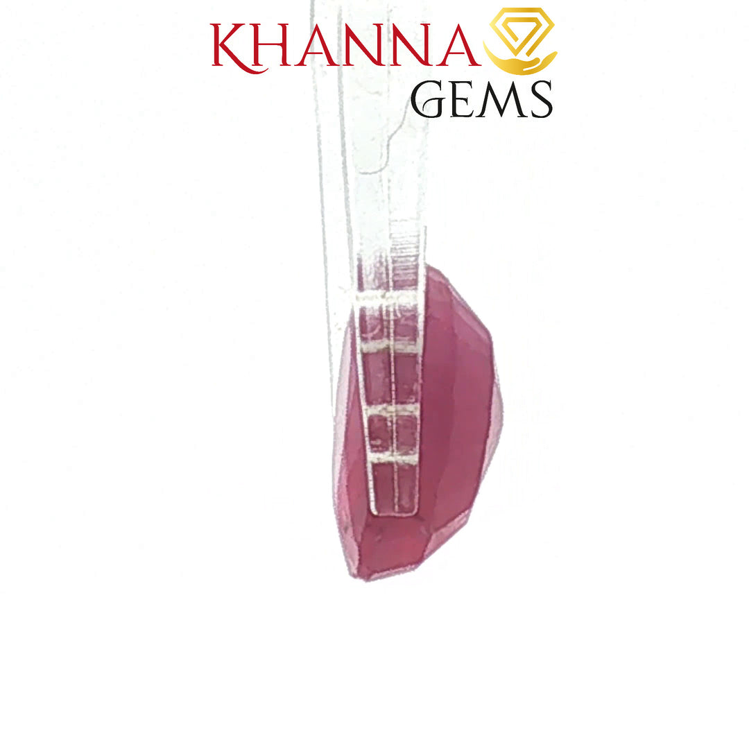 4.88/CT Natural Ruby Stone with Govt. Lab Certificate-16016S205958