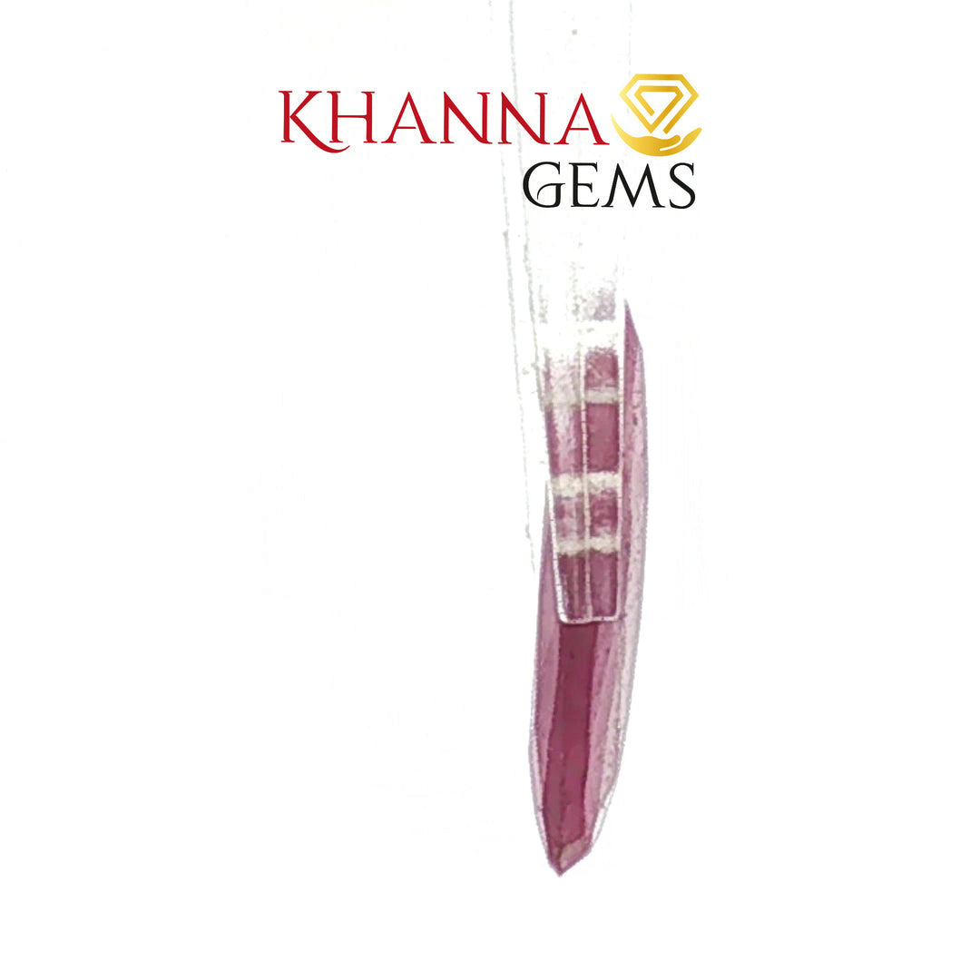 4.06/CT Natural Ruby Stone With Govt. Lab Certificate-3411D11856