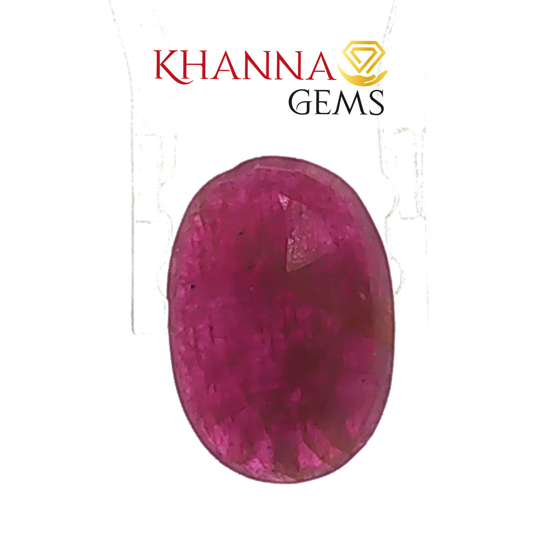 4.06/CT Natural Ruby Stone With Govt. Lab Certificate-3411D11856