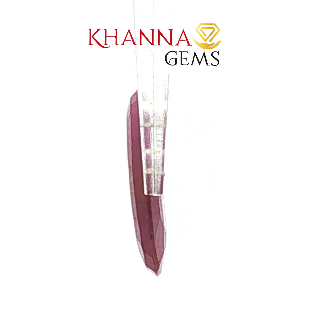 4.06/CT Natural Ruby Stone With Govt. Lab Certificate-3411D11856