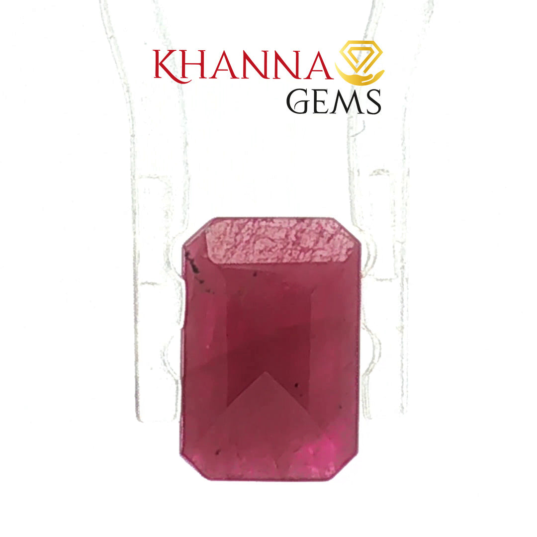2.22/CT Natural Ruby Stone With Govt. Lab Certificate-3411D11876