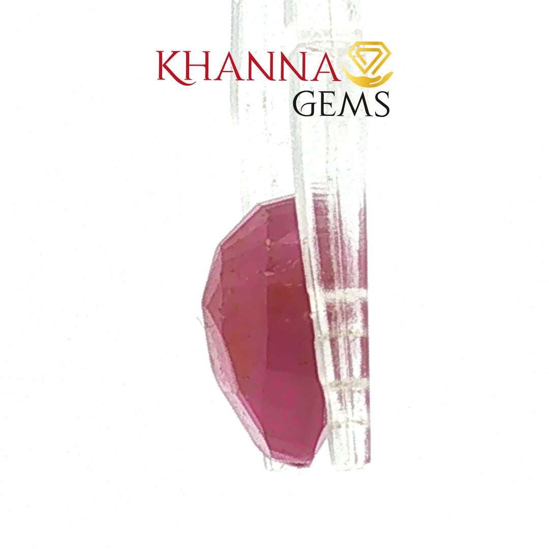 5.80/CT Natural Ruby with Govt. Lab Certificate-4937D18052