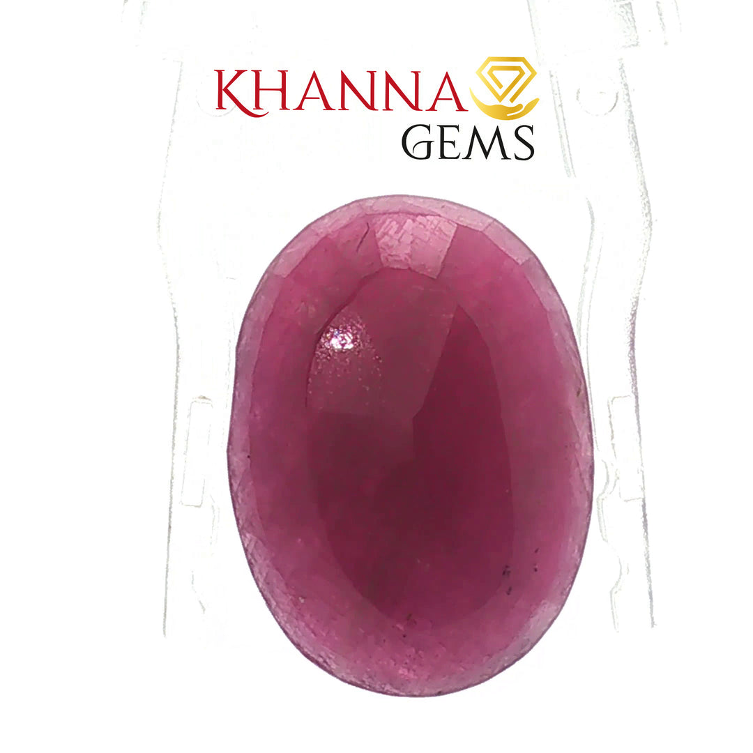 12.92/CT Natural Indian Ruby with Govt. Lab Certificate-74413