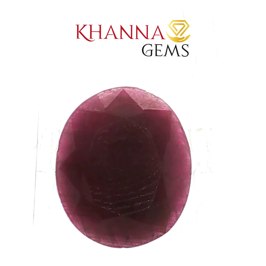 7.27/CT Natural Ruby with Govt. Lab Certificate-91154