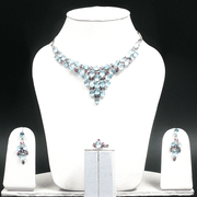 60.10/GM Natural Ruby & Blue Topaz Gemstone 4-Piece Set - TGOP00221
